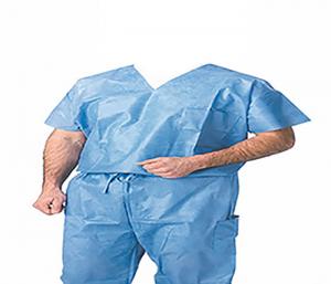 China Navy Blue Surgical Scrub Suits , Hospital Nurses Scrub Suit Uniform Short Sleeve on sale