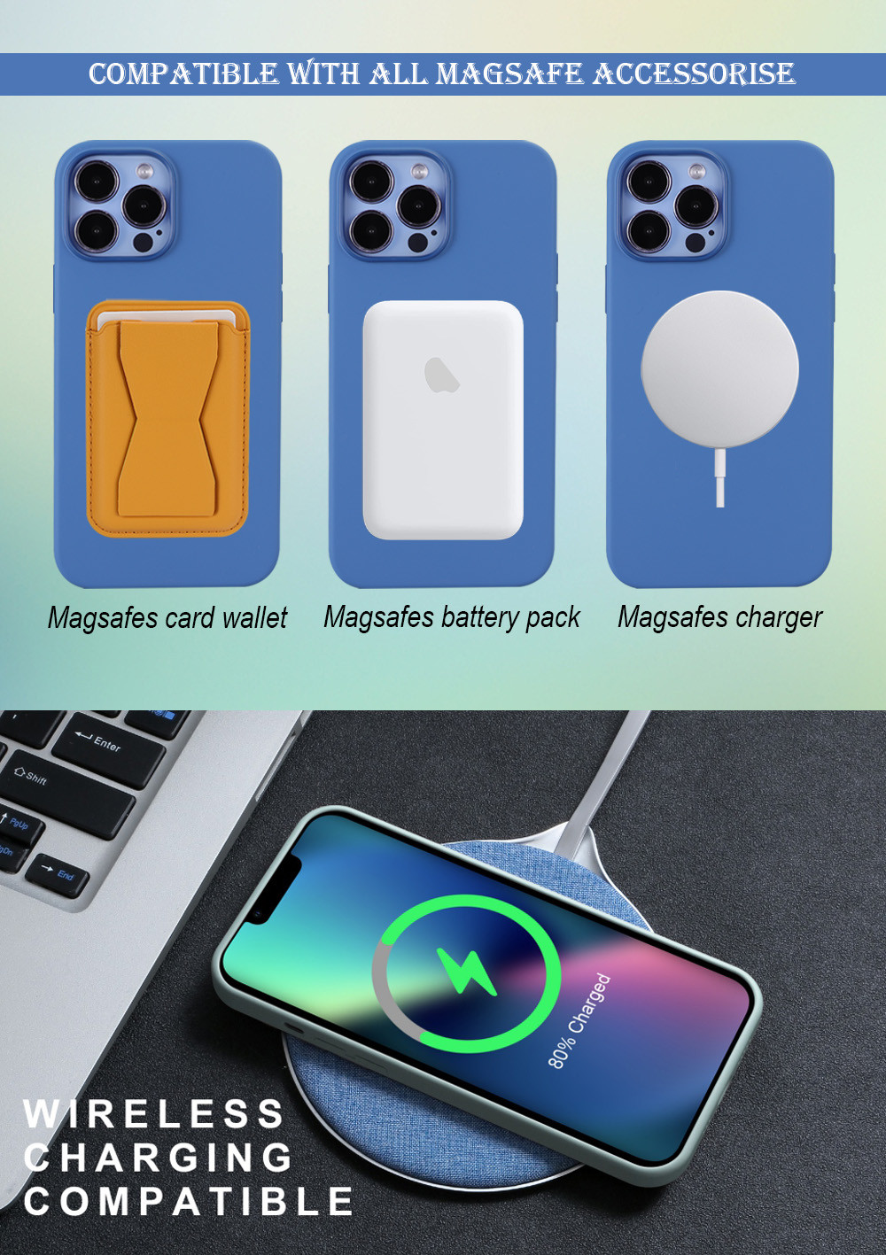 Luxury Real Liquid Silicone Phone Cases Magsafe Magnetic For IPhone Samsung