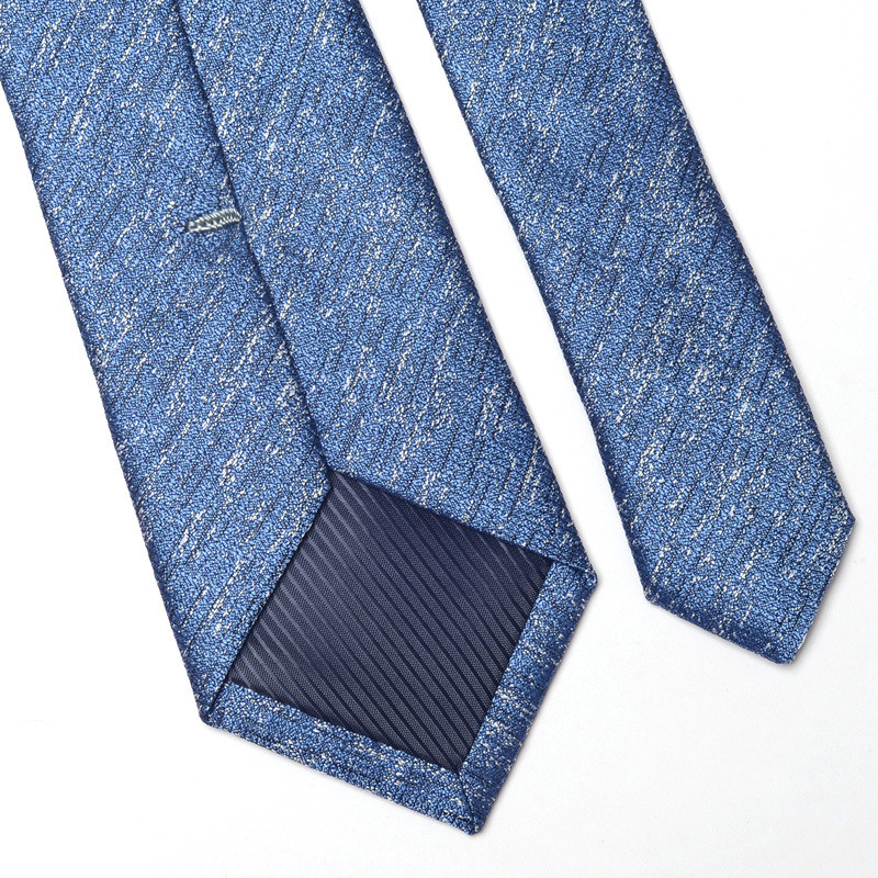 Solid Mens Skinny Ties for Wedding Suits Woven Silk Ties in Sophisticated Gift Box