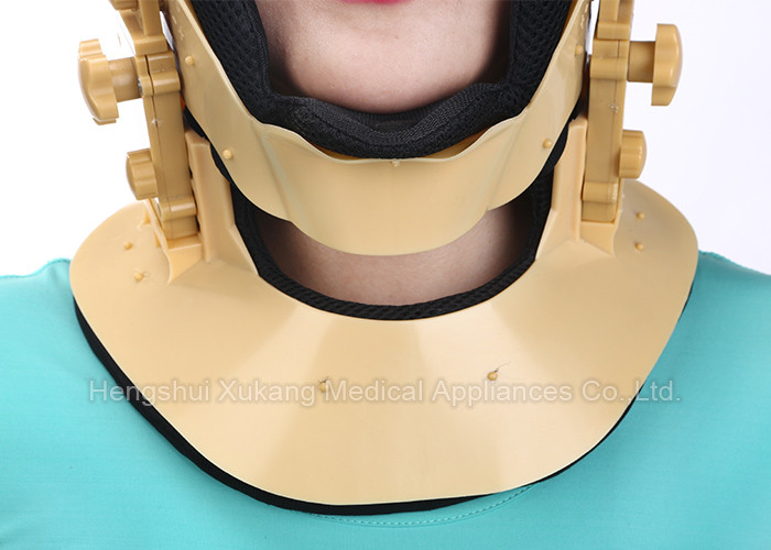 Yellow Cervical Collar Neck Brace , Medical Neck Collar For Cervical Spondylosis