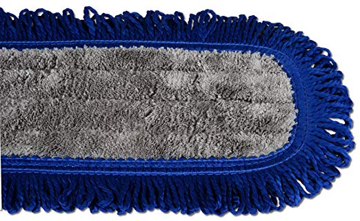 Microfiber Dust Mop Pads , 24" Professional Microfiber Mop,Grey Dust Pad