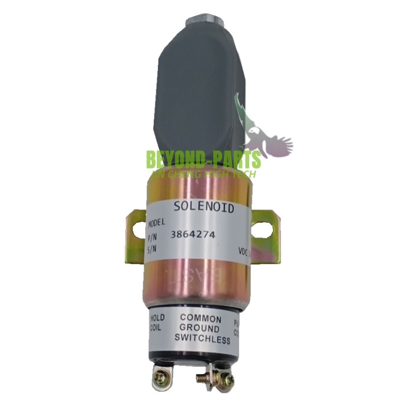 catererpillar 200B Hyundai R60-7 Excavator Solenoid Valve S6K Engine Stop Solenoid Valve 3864274