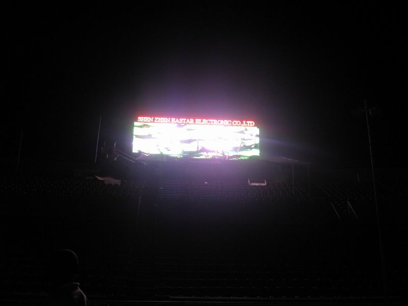 P16 Football Stadium LED Screens White SMD3535 for Advertising Anti - UV