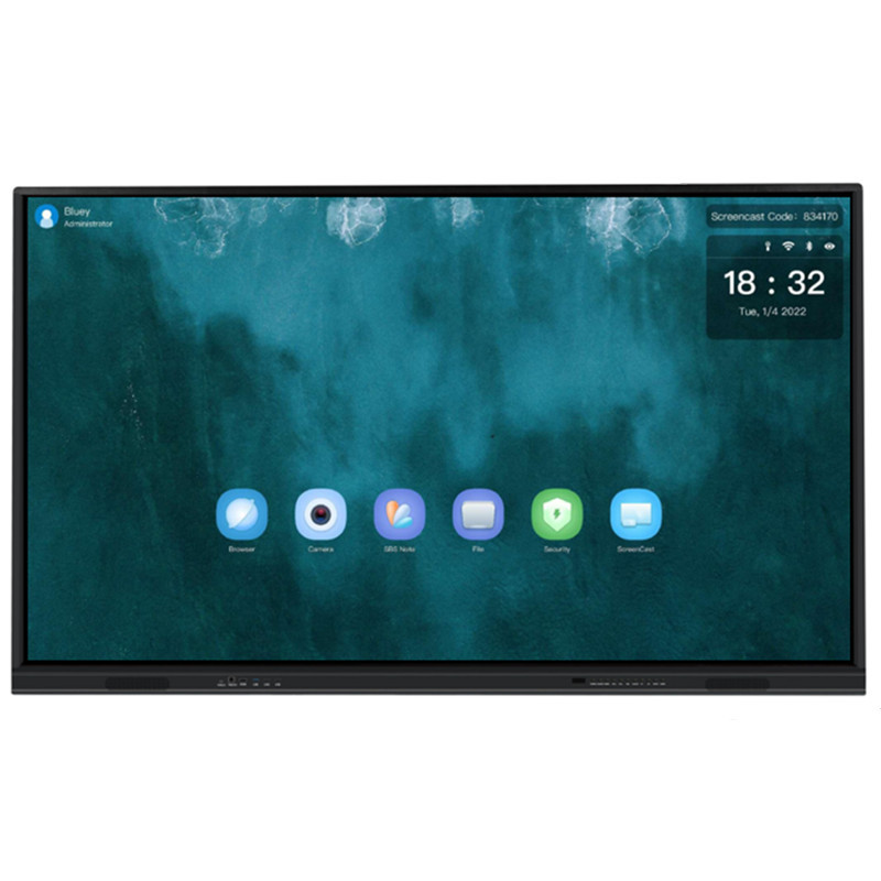 Android 11 Interactive Smart Board 86 Inch 4+32GB IR Interactive Panel for Education