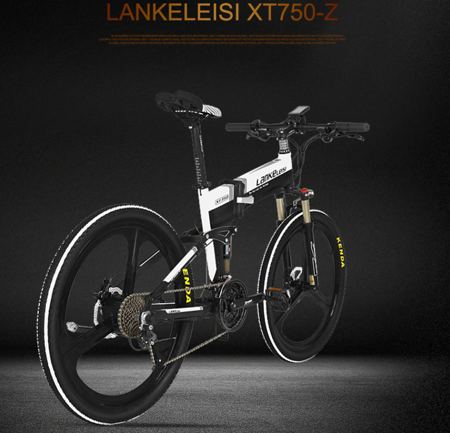 Smart Anti Slip 26 Inch Electric Bicycle Foldable Hidden Battery