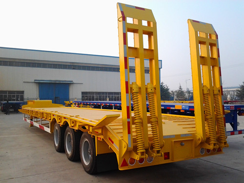Abnormal transport 3 axle wide load low deck trailer price