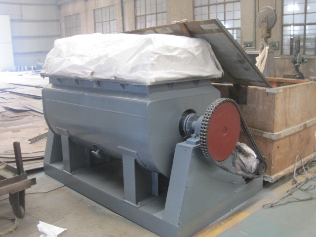 30L - 10000L Volume Horizontal Industrial Ribbon Blender Machine HMI / Button Control