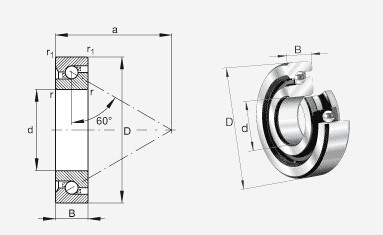 760305TN1 P4 Angular Contact Ball Bearing (25x62x17mm) Machine Tool Germany precision Ball Screw Bearing Made in China