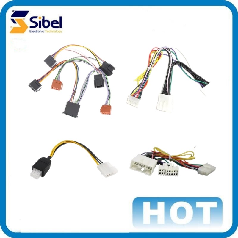 Customized Auto Electrical Wire Harness Loom Cable Assembly wiring harness in car