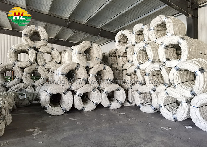 450mm Diameter 2.5mm Barbed Wire Coil Fencing Customed Electric Galvanized