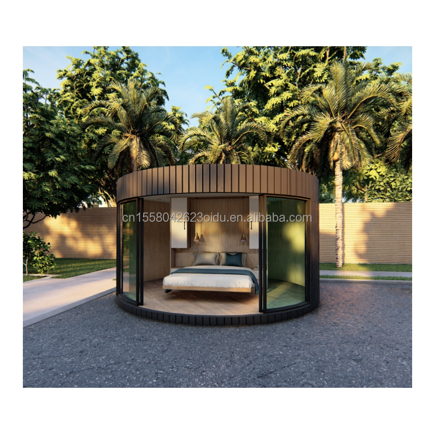 50/75/100mm Wave Sandwich Panel Wall EU Prefabricated Container House for Couples' Residential or Hotel