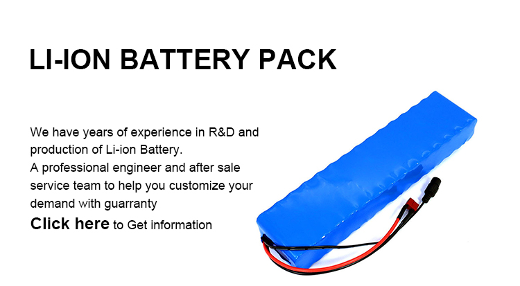 Electric Bike Lithium Ion Battery Pack 36v 10ah Battery Pack Long Life