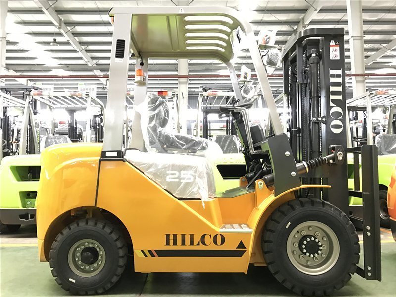 Ce Approved Diesel Forklift 2.5ton Lift Capacity