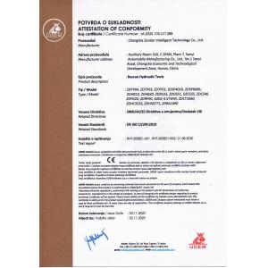 Changsha Zondar Intelligent Technology Co., Ltd. Certifications