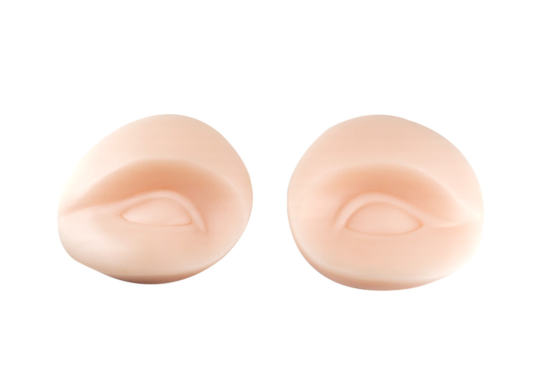Silicone Removable Permanent Makeup Practice Skin For Mannequin Head
