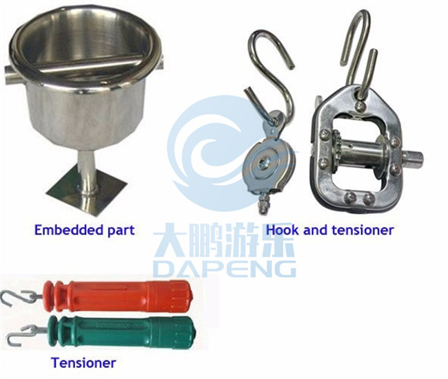 CE Swimming Pool Accessories SS 304 316 Lane Line Storage Reel DP-PLR01 Model
