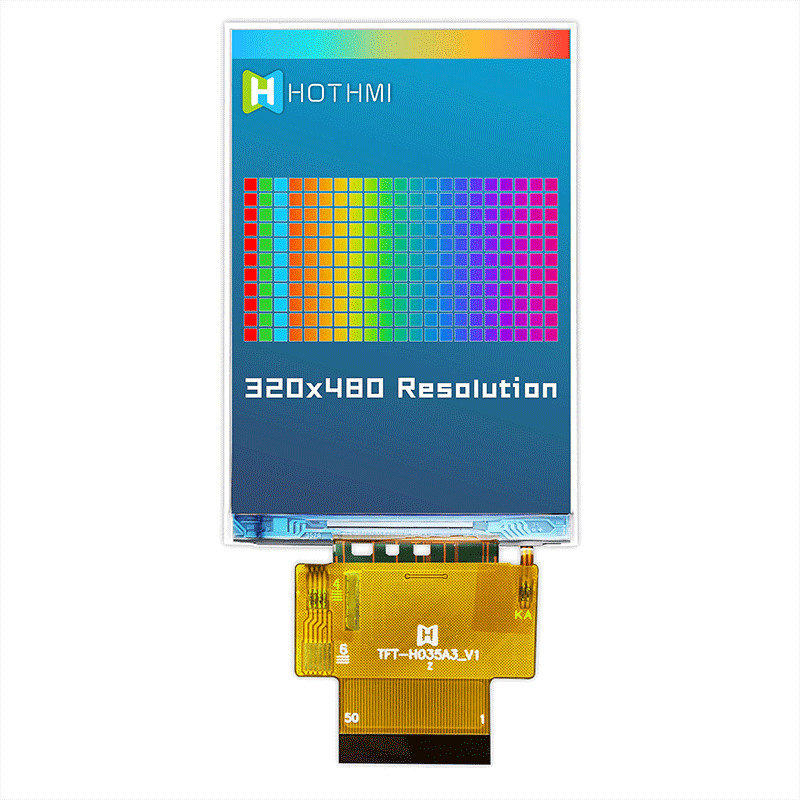 Multipurpose 3.5" TFT LCD Display Sunlight Readable With Compatible Interface TFT-H035A3HVIST5N50
