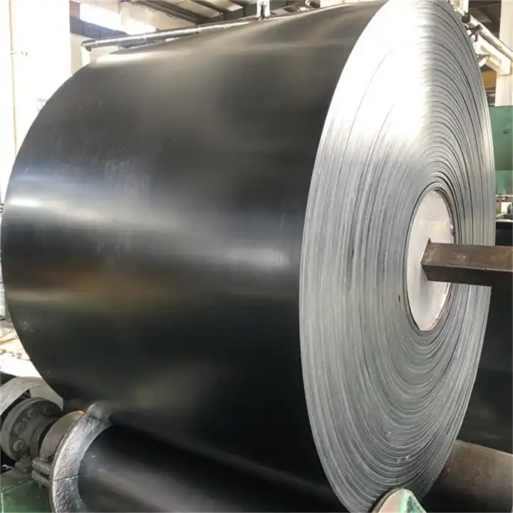 Acid Alkali Resistant ST1000 Durable Wire Rope Conveyor Belt Safe Material Conveying