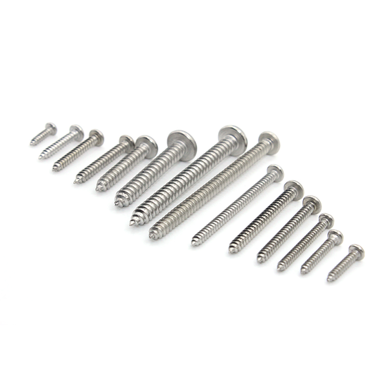 Stainless Steel or Zinc Plated Self Tapping Screw with Phillips Torx Pan Head