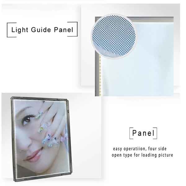 Waterproof LED MUPI Single Side Advertising Light Box 9000-10000K 50000h Life Span