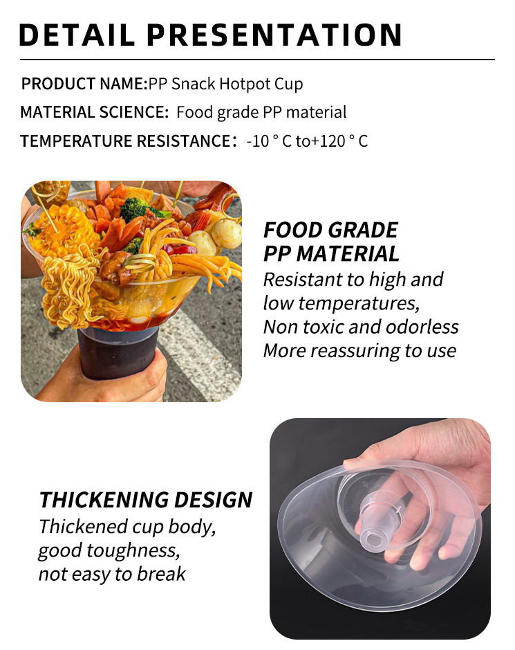 Disposable Hard Personalized Plastic Cups With Plastic Snack Food Bowl