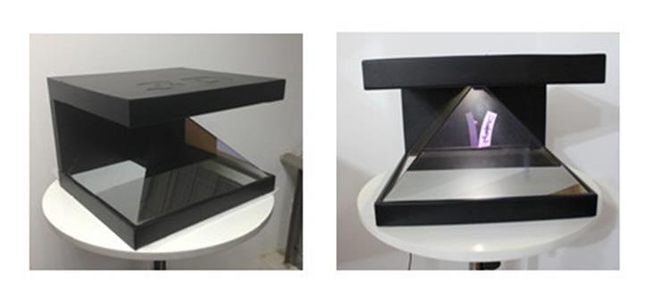 4 sides Holographic 3D display /holographic displaying system for jewelry/watch display