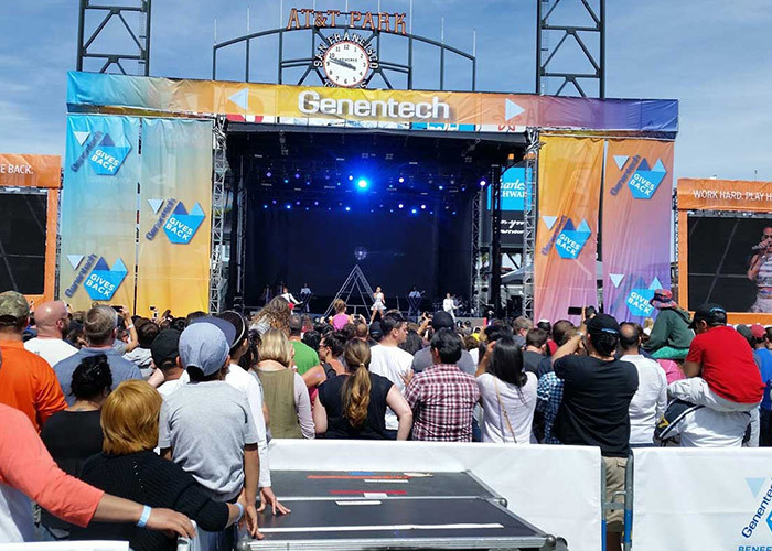 4.81mm Movable Outdoor Rental Led Screen For Stage Easy Assemble