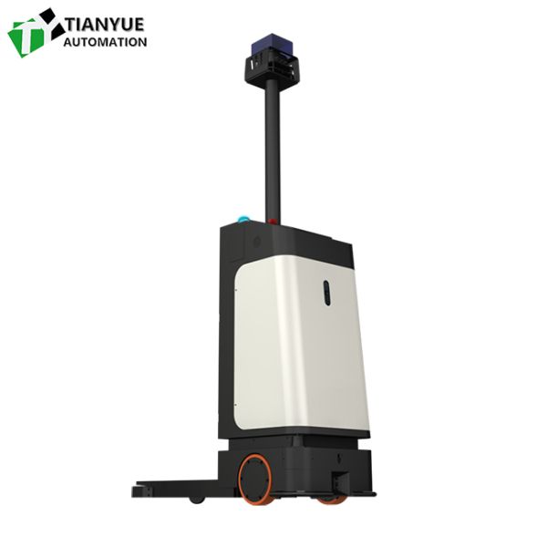 Intelligent Unmanned Forklift with 300mm Lifting Height LiDAR And Vision-based SLAM Navigation and Front Bumper Safety Anti-Collision Edge