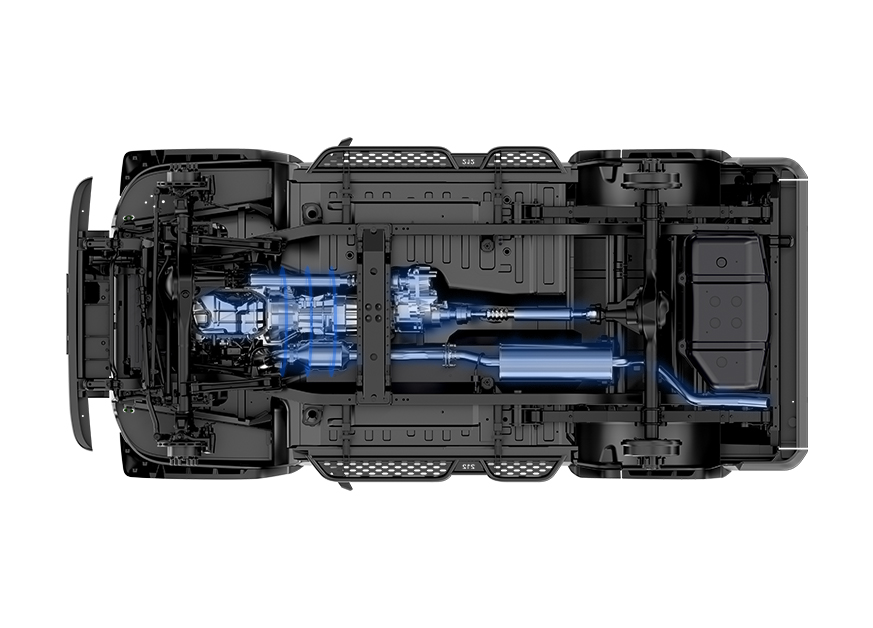 Hybrid 4WD Manual SUV with ABS Afable 2.4T Hybrid 212 Baw Petrol/Electric Off-Road Car