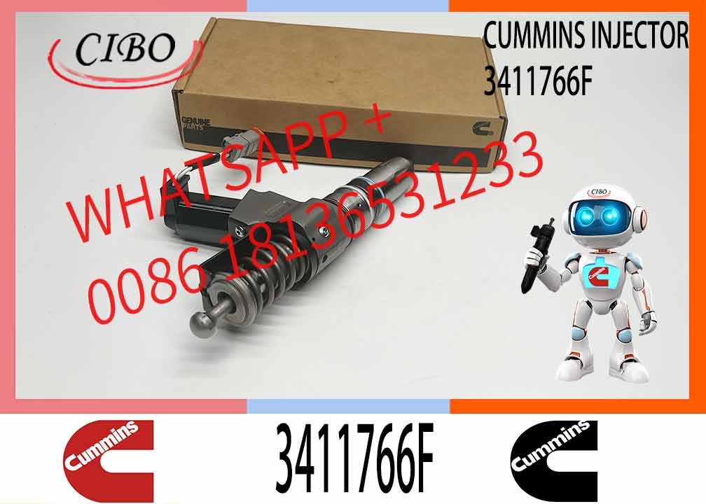 Real Fuel Injector Assembly 3411766F For Cummins Engine N14 Series