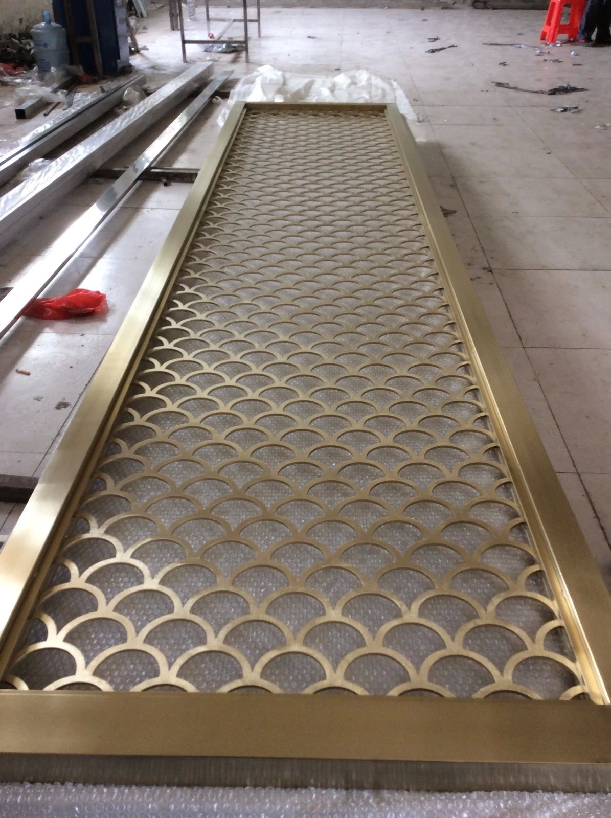 Mirror Copper Stainless Steel Wall Panels For Hotels/Villa/Lobby/Shopping Mall