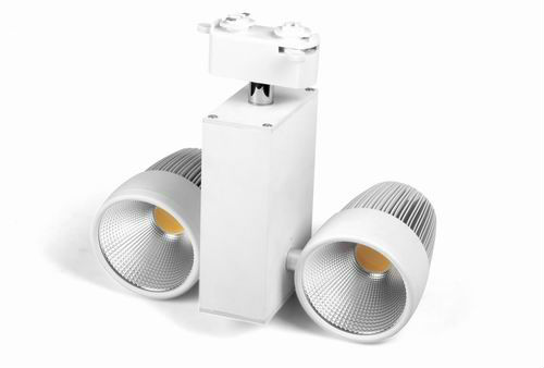 high quality 50w led cob track light rail light AC85-265V led COB light source white/black color 500
