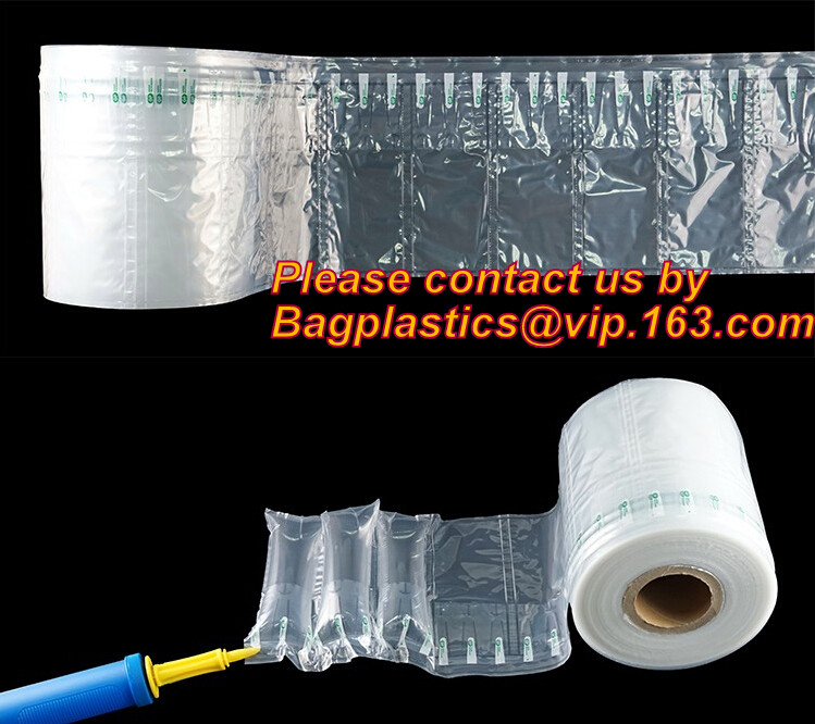 Plastic wrap air bag colume double layer bubble courier bag poly bubble bag for promotion, Shockproof Safety Air Cushion