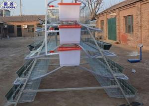 Buy cheap 3 Tiers Poultry Chicken Cages / Layer Poultry Farming Cage Design product