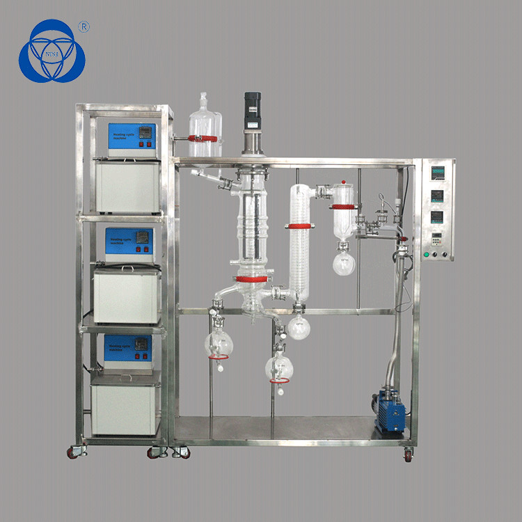 short path molecular distillation glass for CBD extraction can be custom made