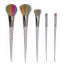 Buy cheap 5PCS Cosmetic Makeup Brush Set Personalized Colorful Synthetic Hair Plastic from wholesalers