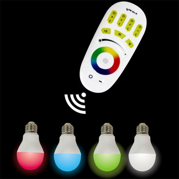 Led E27/E26/B22 6W RGBW Milight Wifi Led remote control for iphone