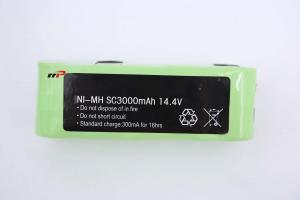 Buy cheap SC3000mAh 14.4V NIMH Rechargeable Batteries Sweeper Battery Robot Vacuum product