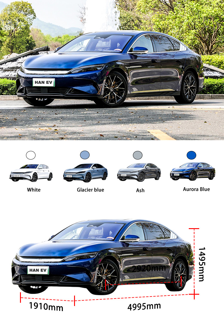 Luxury Electric EV Cars 605KM Innovative Electric Vehicle Powerful