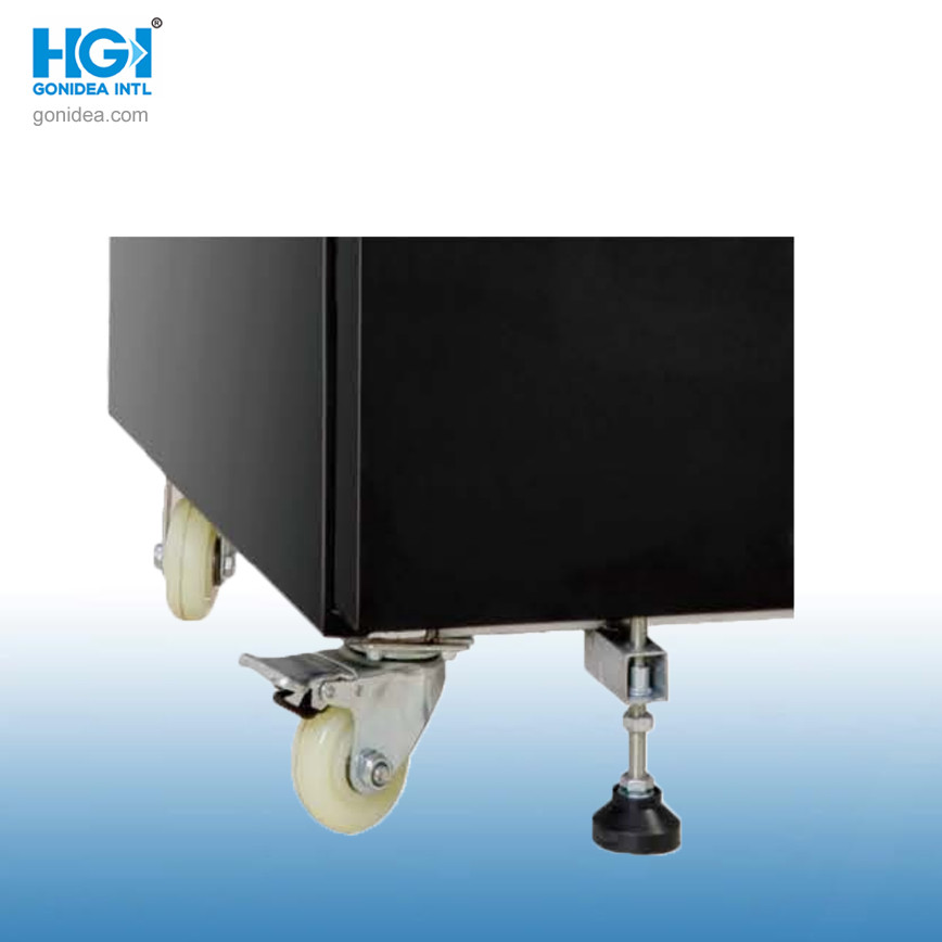 220 - 240V Upright Showcase Cooler With Power Supply 310L Beverage Display Chiller