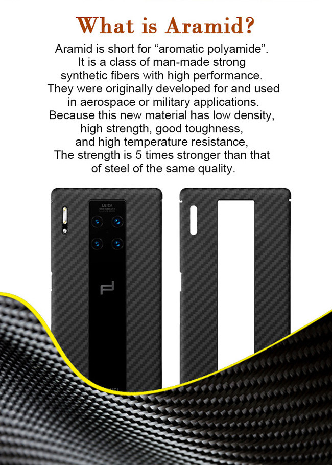Huawei Mate 30 RS Soft Waterproof Aramid Phone Case