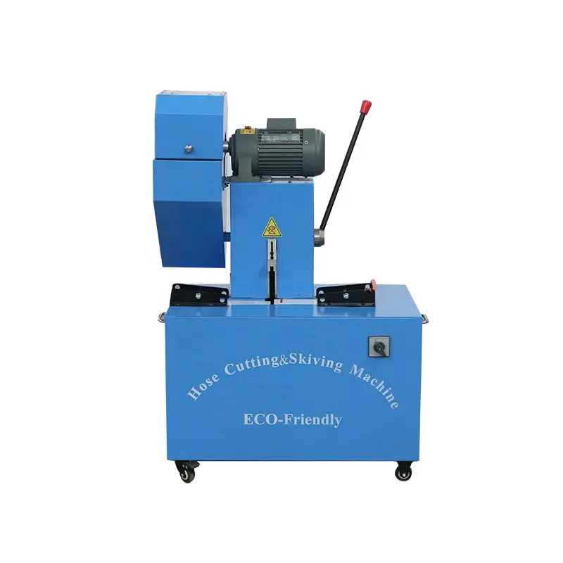 850*600*1200mm Hose Cutting Machine With Button Control System Rubber Blade Material