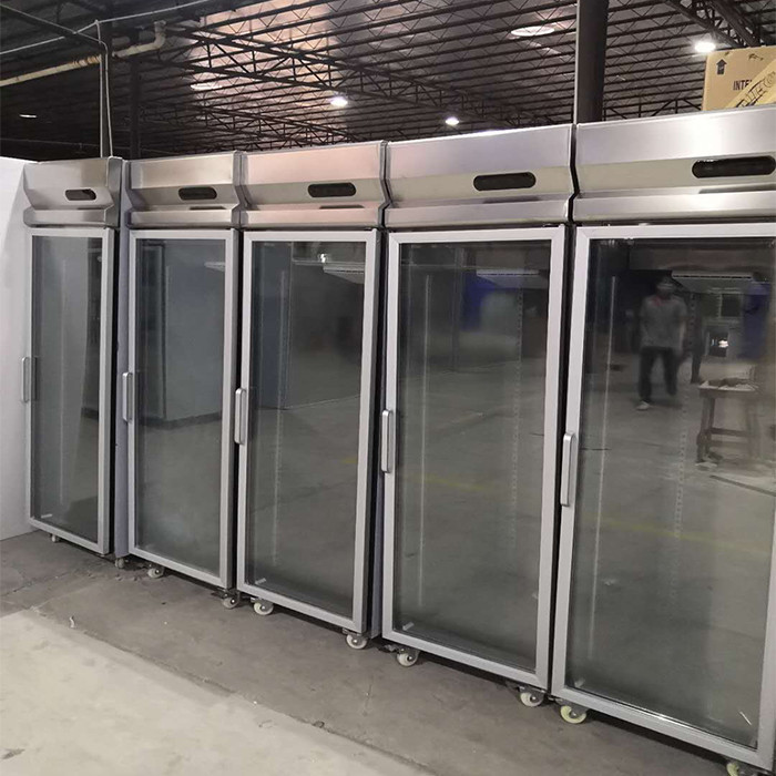 500L 260W Commercial Stainless Steel Refrigerator Freezer
