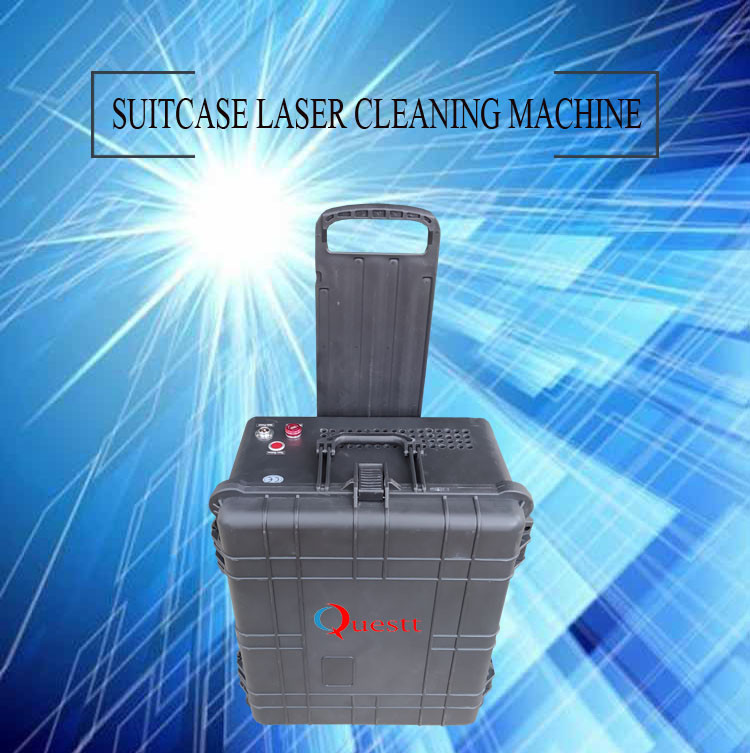 50 Watt 100 Watt Suitcase Laser Surface Cleaning Machine