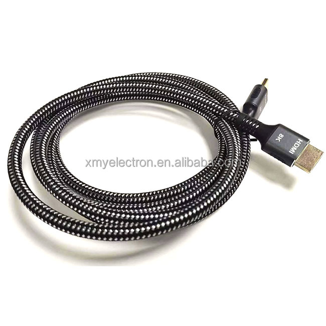 High Speed 4K 8K UHD Braided Nylon 2.1 HDMI Cable For Ultimate Viewing Experience