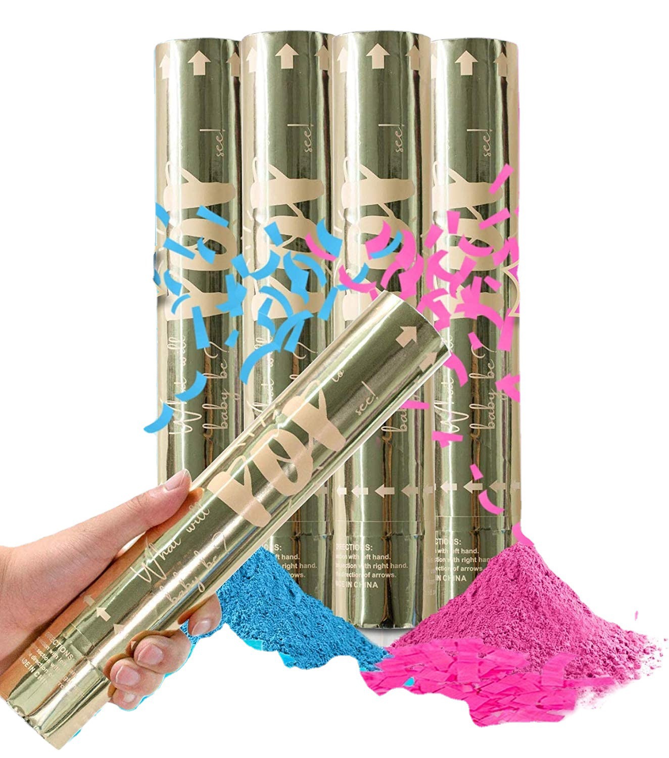 Multicolor Biodegradable Party Popper Confetti Cannons For Concert Night Club And Crazy Party