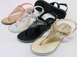 T Shape sequin Fashion Thong Women Flat Size 36-41 Women Jelly Flip Flops Sandal