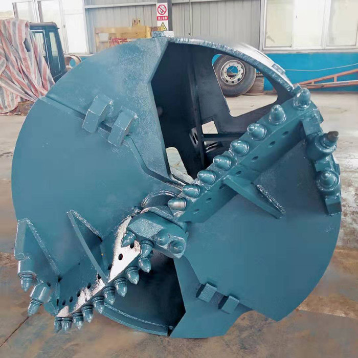 Rotary Rock Drilling Bucket With Bullet Teeth , Q355d Bored Piling Rock Bucket