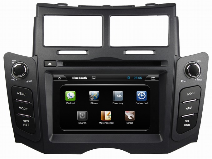 Ouchuangbo Car GPS Radio DVD Player Android 4.2 for Toyota Yaris 2005-2011 Bluetooth TV 3G Wifi USB OCB-6221C