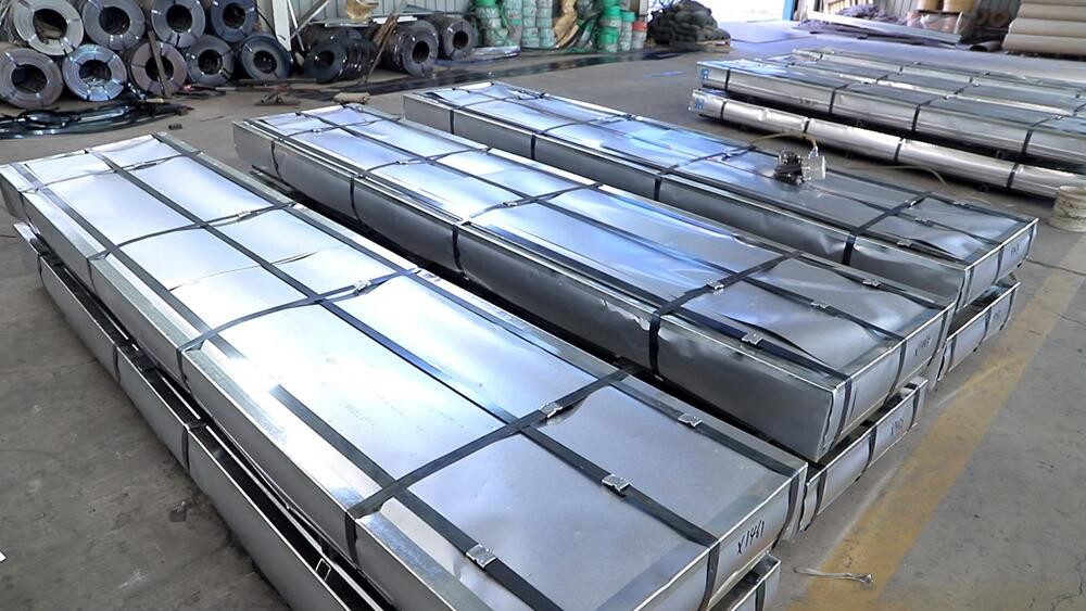 Zincalume Corrugated Galvanized Steel Sheets Z275 Z450 For Building Applications